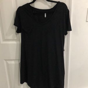 Z Supply Black Pocket Tee Dress